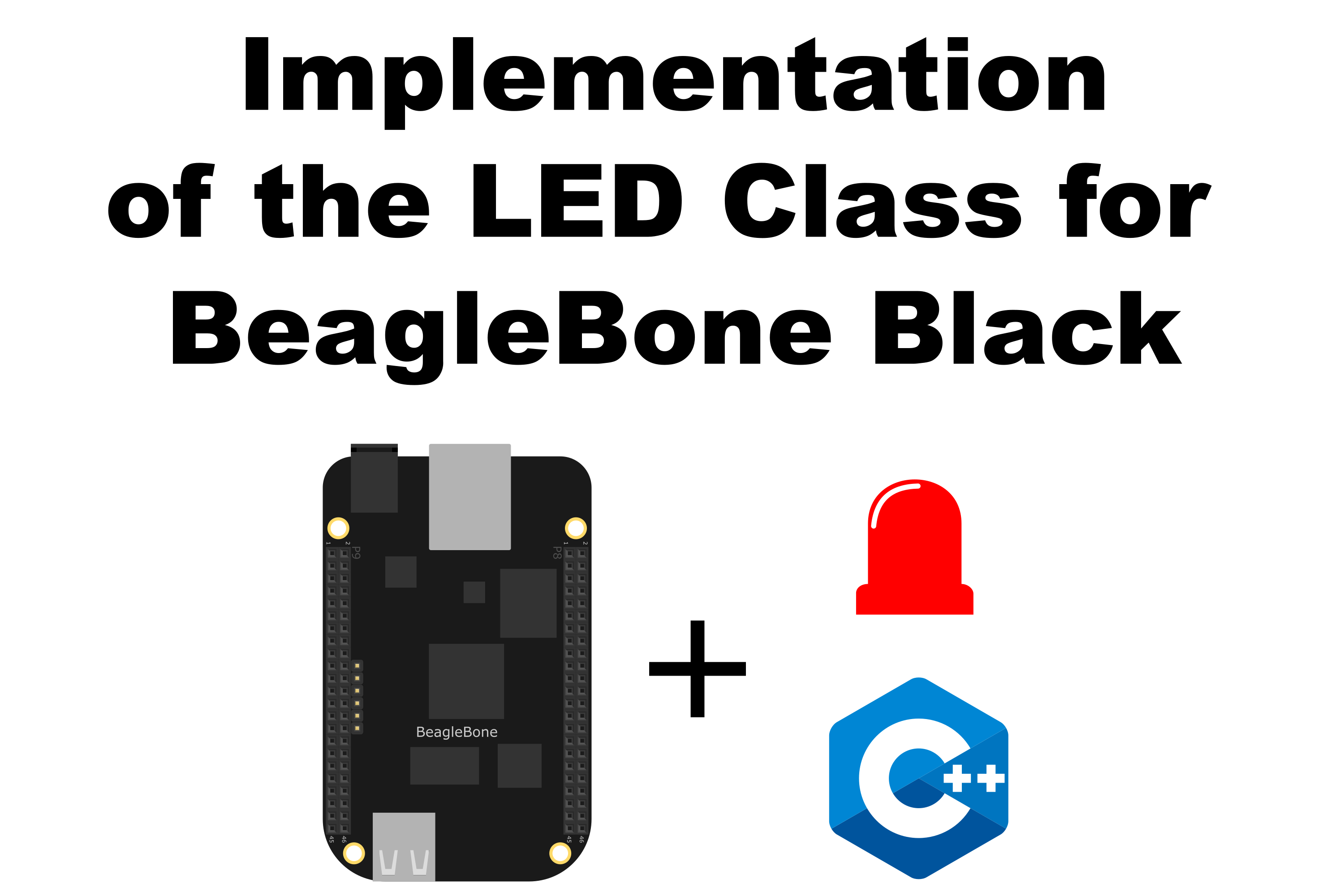 Implementation of the LED Class for BeagleBone Black