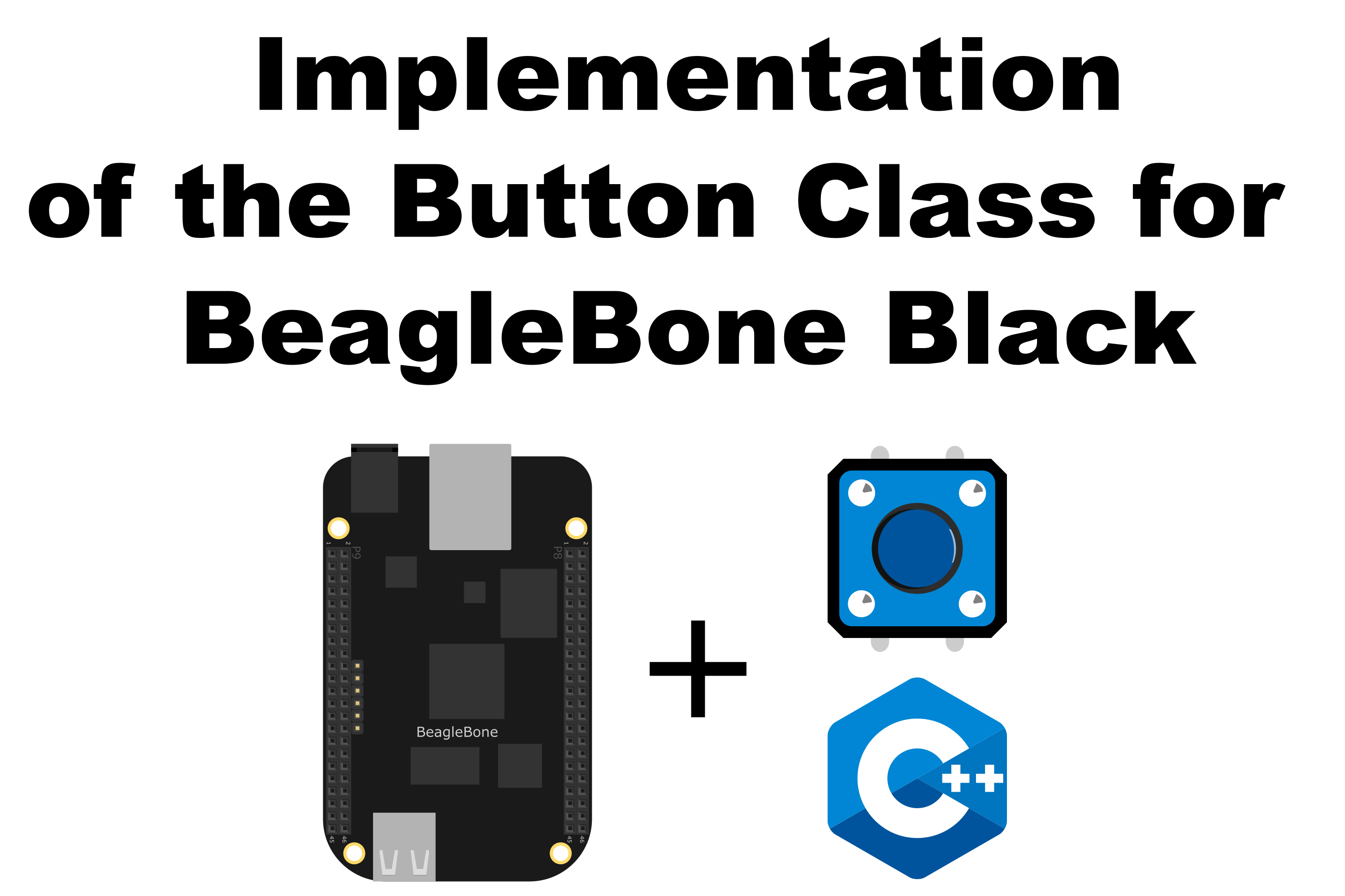 Implementation of the BUTTON Class for BeagleBone Black