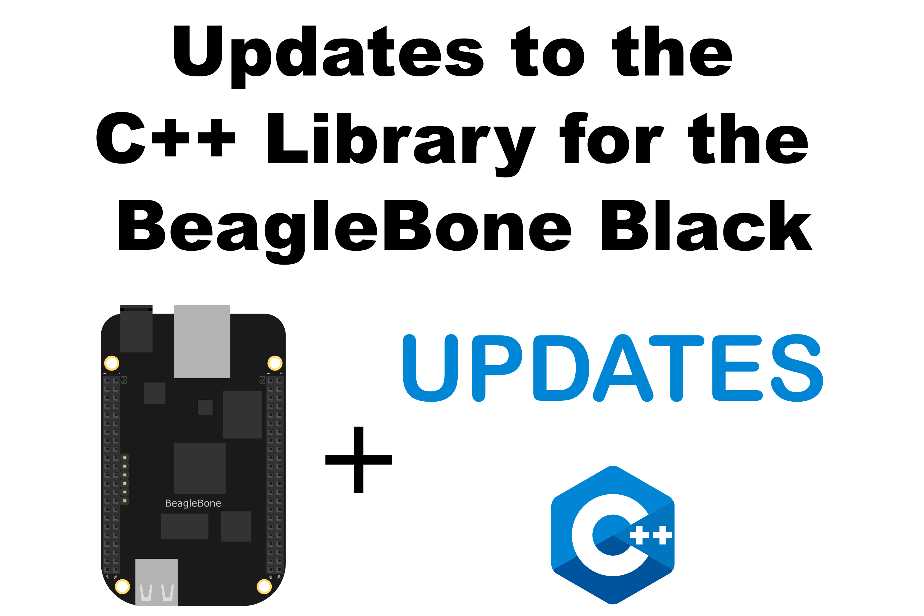Updates to the C++ library for the BeagleBone Black