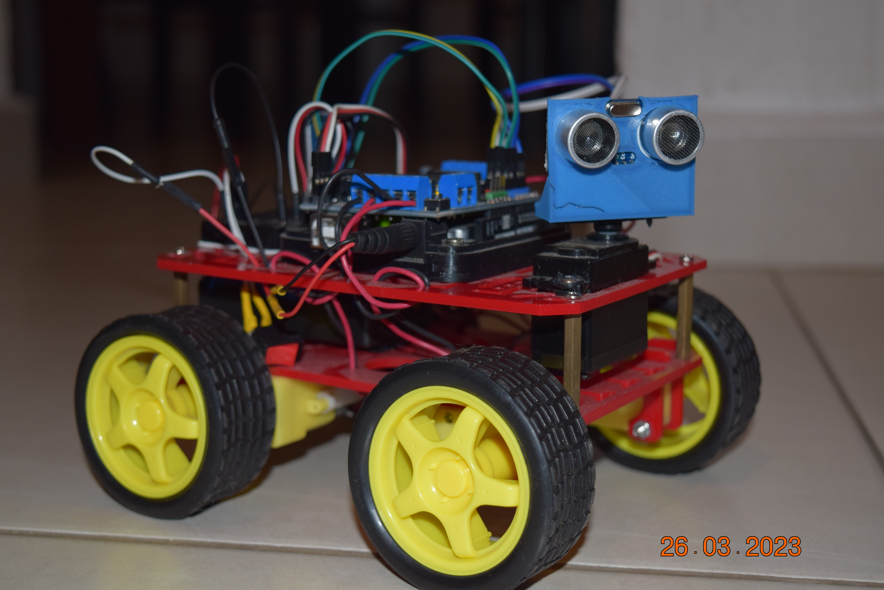 A 4WD Bluetooth Robot Based on Arduino