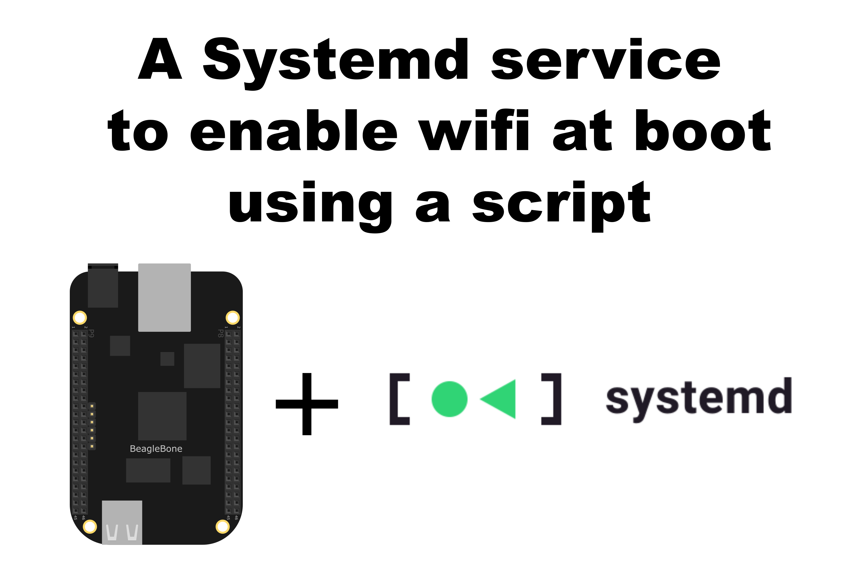 A script to start connman wifi service at boot using a Systemd service